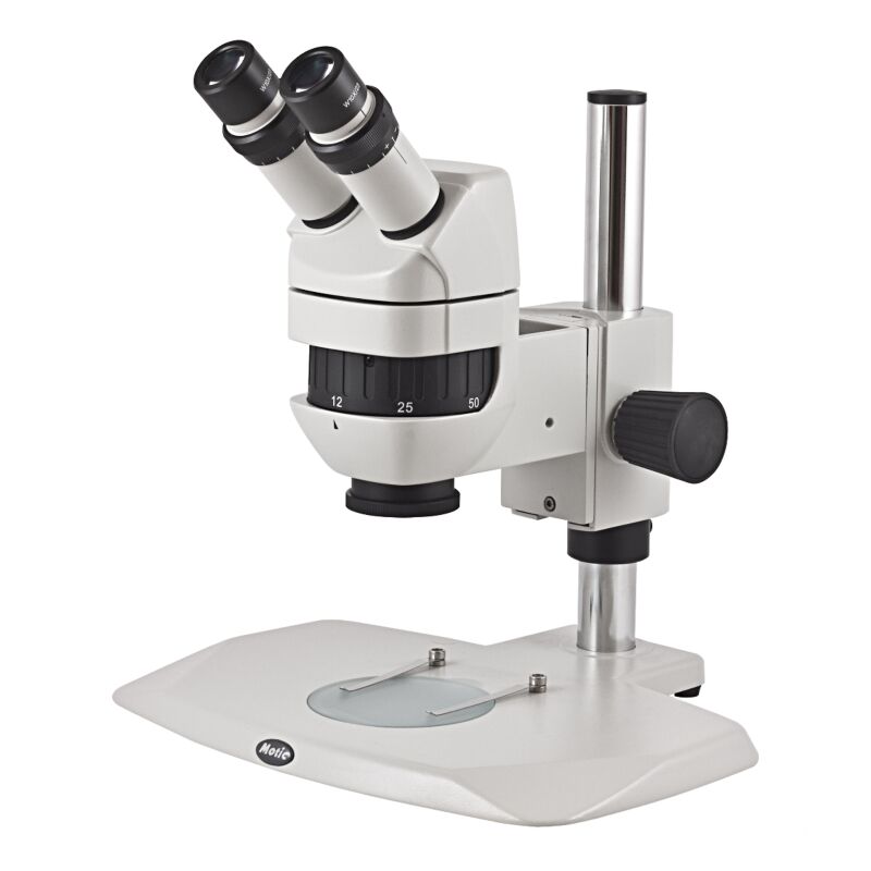 Motic K-400P CMO 6X, 12X, 25X, 50X Stereo Microscope with Plain Base