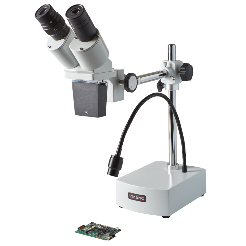 OM-B20-L LED 20X Integrated Boom Stereo Microscope