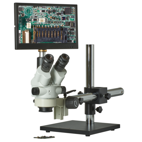 Omano CX3-2300S-JW11 Zoom Stereo Microscope Inspection System 7.5X-45X