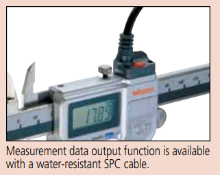 Mitutoyo ABSOLUTE Coolant Proof Caliper Series 500 with Measurement Data Output