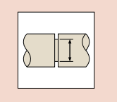 Mitutoyo Blade Type Caliper Series 573,536-ABSOLUTE Digimatic and Vernier Type Illustration