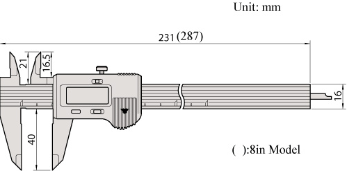 Dimension Mitutoyo MyCal-Lite Series 700-Digital for DIY