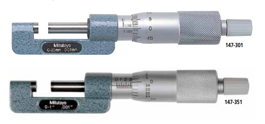 Mitutoyo Hub Micrometers - Series 147