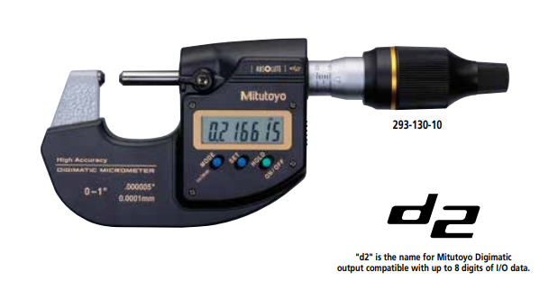 Mitutoyo MDH Micrometer High-Accuracy Sub-Micron Digimatic Micrometer