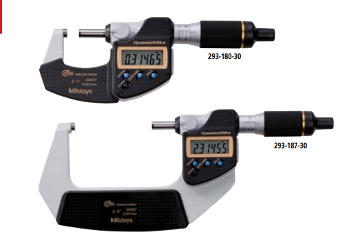 Mitutoyo QuantuMike Series 293 - Coolant Proof Micrometer