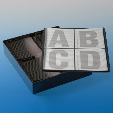 Microscope Slide Staining Storage Box