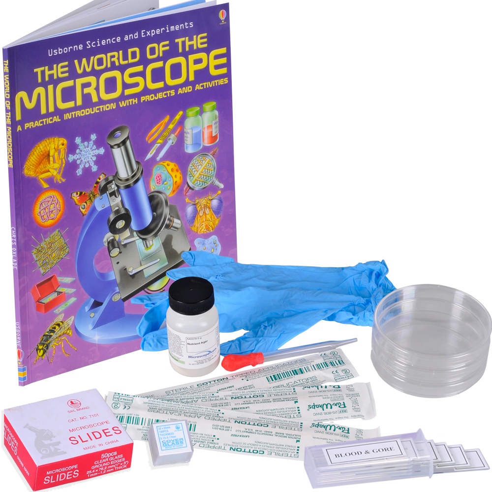 Microbiology Kit with Starter Slide Kit & Book