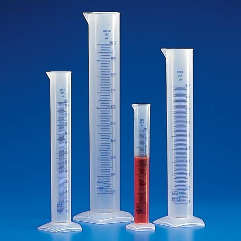 Graduated Cylinder, Polypropylene, Printed Graduations